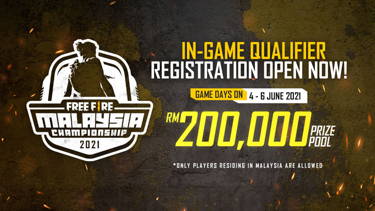 Free Fire Malaysia Championship 2021 : Pendaftaran dan Maklumat Terperinci