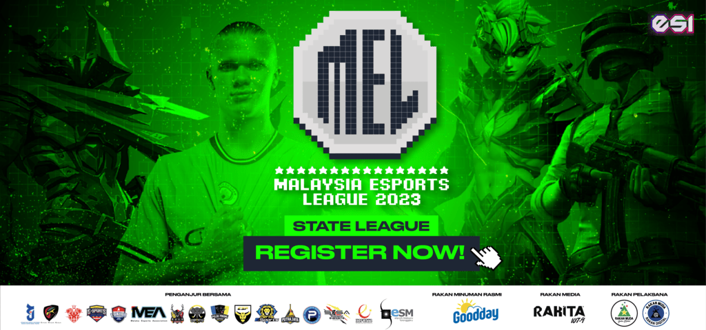 MEL23: Pendaftaran Malaysia Esports League 2023 Dibuka